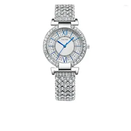 Orologi da polso 2024 Orologi da lavoro Orologi da donna Nicchia Luce Lusso Moda Temperamento Impermeabile Autentico diamante pieno