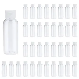 Storage Bottles 700PCS 10/20/30ml Travel Portable Empty Plastic Flip Cap Bottle Cosmetic Shampoo Lotion Liquid Sample Dispenser Vials
