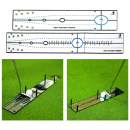 Aiuta lo specchio per l'allineamento del putt del golf Aiuto per l'allenamento del golf Altalena da golf Pratica pratica del putter Specchio per la pratica Forniture per l'insegnamento