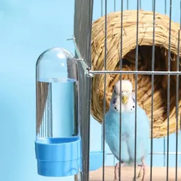 Andere Vogelbedarf 2 Stück Wassertrinker Feeder Waterer mit Clip Pet Dispenser Flasche Trinkbecher Schalen für Papageienkäfig