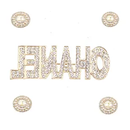 Alphabet brooch Socialite style coat suit Jacket Accessories Personality elegant temperament Everything with small fragrance sweater accessory brooc ten styles