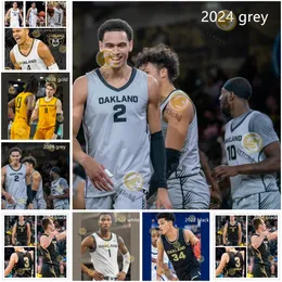 Maglia da basket Oakland Golden Grizzlies Blake Lampman Tuburu Naivarurua Osei Price Aundre Polk Tone Hunter Zavier Banks Cooper Craggs Maglie Oakland personalizzate