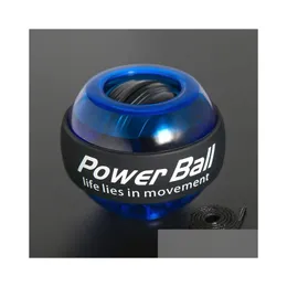 Aksesuar Spor Salonu Ekipmanı Gökkuşağı Led Kas Gücü Top Bilek Eğitmeni Rahat Gyroscope Powerball Gyro ARM Egzersiz Güçlendirici Fitn DHS9V