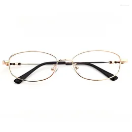 선글라스 52-18-135 슈퍼 탄성 메모리 금속 근시 안경 풀 림 여성 맞춤형 처방 광학 시그마 즘 사용자 정의