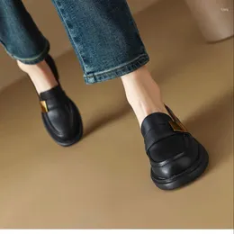 Kadınlar için Sıradan Ayakkabı 2024 Yuvarlak Kafa Kadınlar Flatsfashion Yaz Katı Loafers Bailarinas Venta de Zapatos Mujer ile Düz