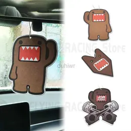 Car Air Freshener Hot selling car air freshener hanging rearview mirror perfume pendant JDM style for Kawaii Domo Kun aromatherapy interior accessories 24323