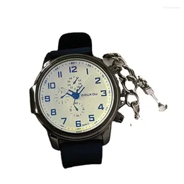 Armbandsur Leisure Women's High Value Nisch Design Sense Fashion British Style Silicone Quartz Watch