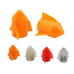 10 PCs Som barra de som barra de som Tubo embutido de aço inoxidável Bola de pesca Gadgets de pesca de pesca de suprimentos de pesca