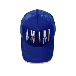 رسائل مصممة البيسبول أغطية للرجال Stripe Adumbral عالية الجودة للبيسبول Cap Women Cappello Uomo Casquette Luxe Trucker Hat Multicolour FA0105 H4
