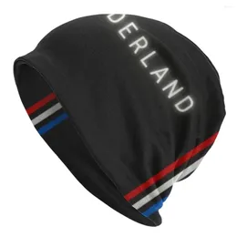 Berets Holanda Bandeira Bonnet Chapéu Chapéus De Malha Homens Mulheres Moda Unissex Adulto Holanda Inverno Quente Gorros Cap