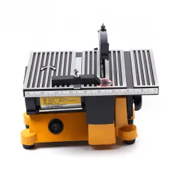 Zaagmachines JIFDC100 ELEKTRİK MINI Masa Saw 60W/220V Ahşap İşleme DIY METAL ÇELİK PULMA KESME ARACI ALUMINUM Dairesel Testere Bıçağı