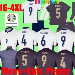 2024 2025 Maglie da calcio di calcio Inghilterra Saka Foden Bellingham Rashford Inghilterra Kane Sterling Grealish National Team Shirt Kit