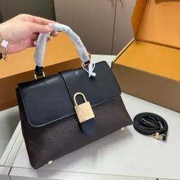 Designer clássico locky bolsa feminina bolsa de ombro moda aleta crossbody couro totes carteira marca luxo bolsas alta qualidade