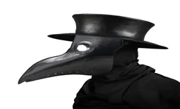 Nuove maschere da medico della peste Maschera da becco da medico Naso lungo Maschera operata da cosplay Maschera gotica in pelle retrò rock Maschera da becco di Halloween267v8931557