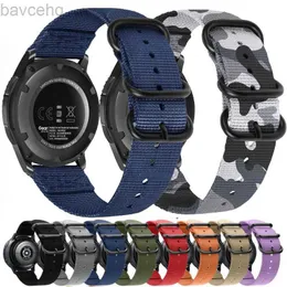 Ремешки для часов Нейлоновый ремешок 22 мм подходит для Huawei Watch 3 GT3-2 Pro Samsung Galaxy Watch 3/Gear S3 Браслет Sports Loop с ремешком Amazfit GTR4/Stratos 24323