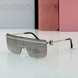 Güneş Gözlüğü Tasarımcı Maskesi Güneş Gözlüğü Kadınlar Büyük Boy Gözlük Modern Kadınsı Metal Kaş Hattı Dekorasyonu Euro Amerikan Trendi UV400 Tonları Chiristmas JDH