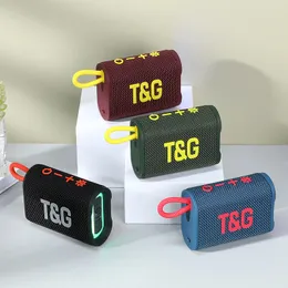 1pc TG396 Portable Bluetooth Speaker Wireless Mini Bass Column Boombox BT USB TF AUX PLAY GRAGE 7 مكافحة مكبرات الصوت في الهواء الطلق للهاتف الذكي للهاتف الذكي