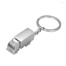 Keychains Car Keychain Durable Truck Lorry Key Holder Interior Accessories Chain Practical Metal Ring Supplies Fashion