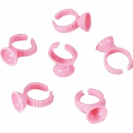 500pcs Disposable Pigment Caps Microblading Pink Ring Tattoo Ink Cup For Tattoo Needle Supplies Accorie Makeup Color Tools W31N#