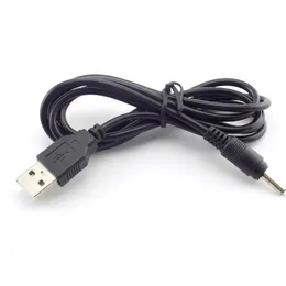2024 ANPWOO 3,5 mm MIRCO USB -laddning Kabel DC Strömförsörjning Adapter Laddare Ficklampe för huvudlampor Ljus laddningsbart batteri