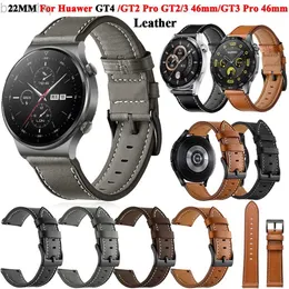 Ремешки для часов Huawei Watch GT 4/2/3 SE/Pro/2E/GT2 46 мм 2e Кожаный браслет GT3 Pro Браслет 46 мм 24323