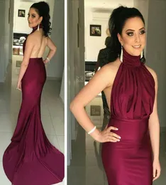 Maroon Burgundy Kırmızı Balo Elbise Denizkızı Uzun Özel Günlük Elbise Resmi Akşam Partisi Elbise Artı Beden Ucuz Vestido de Festa9817268