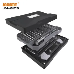 Jakemy Set di cacciaviti più recente Utensili manuali di riparazione magnetici di precisione per laptop/orologio/occhiali/smartphone Maniglia in lega di alluminio