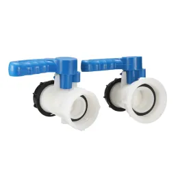 Conectores Rosca Plástico IBC Tanque Torneira DN40 (62 mm) / DN50 (75 mm) para Adaptador de 2 Polegadas Válvula de Conexão de Irrigação de Jardim