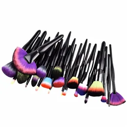 Nya 22st Makeup Brush Set Profial Cosmetics Brushes Set Woman Eyeshadow Foundati Beauty Make Up Brush Kit Tools R4R9#