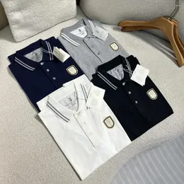 Men's T Shirts BC Classic High End Business Long Sleeved POLO Shirt 2024 Summer Thin Comfort Old Money Breathability Mercerized Cotton