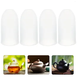 Dinnerware Sets 4 Pcs Teapot Spout Dust Cover Protective Sleeves Kettles Silicone Home For Protectors Dustproof Supplies