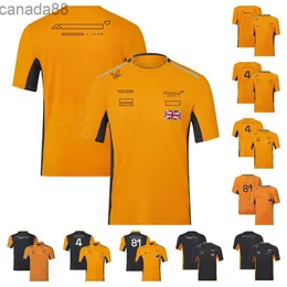 Sommar ny kortärmad racingkläder F1 Team Uniform Mens Anpassade avslappnad snabbtorkning T-shirt 5NBV