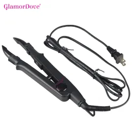 Conectores ferramenta de extensões de cabelo profissional conector de cabelo fusão calor ferro conector varinha temperatura ajustável ferramenta de fusão