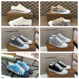2024 Nya lyxvarumärken Casual Shoes Flat Outdoor Stripes Vintage Sneakers Thick Sole Season Tones Brand Classic Men's Shoes Running Shoes