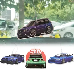 Car Air Freshener The latest car air freshener Hanging rearview mirror perfume pendant Solid paper suitable for Subaru WRX forest interior accessories 24323
