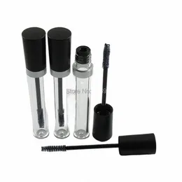 10/30/50pcs 8ml Empty Black Eyel Tube Mascara Cream Vial/Ctainer Portable Refillable Bottle Makeup Tool Accories F8r1#