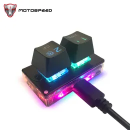 Teclados Motospeed K2 OSU Teclado mecânico de jogos Profissional Hot Swap Teclado portátil RGB Luz de fundo destacável TIPECAP TIPEC WIRED