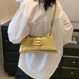 Designer Luxury fashion Shoulder bags Fashion Trend 2023 Crocodile Style Small Square Bag Urban Minimalist Underarm Stick Bag