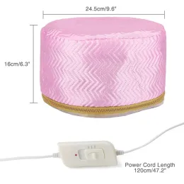 Treatments Adjustable Heating Hair Cap Steamer Nourishing Thermal Treatment Baking Oil Cap Hair Mask Spa Home Salon Hair Care Styling Tool