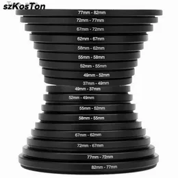Other Lenses Filters 9/18Pcs camera lens filter upper and lower ring adapter metal filter adapter ring suitable for all cameras SLR 37-82 82-37mm mounting kitL2403