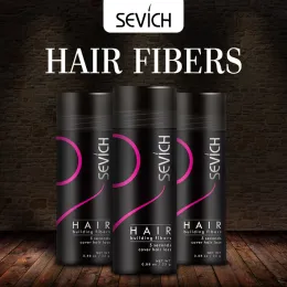 Produkte Haarausfall Styling Keratin Haarfasern Farbpulver Haar verdickt Haar Gebäude Faserpulver Farbstoff Sevich25g OEM Handelsmarkte