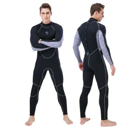 Ternos 2mm de mergulho esbelto de neoprene altos de neoprene One peça protetor solar mantém o traje de mergulho de mergulho quente de mergulho inteiro