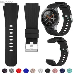 Cinturini per orologi Cinturino in silicone da 22 mm adatto per Samsung Galaxy Watch 3 45 mm/Ear S3 Classic/Frontier/Huawei Watch GT 2 3 Pro 46 mm Amazfit GTR/Cinturino facciale 24323