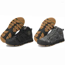 Buty do chodzenia męskie buty śniegu na zewnątrz antypoślizgowe ciepłe trekking Wygodne wodoodporne na zajęcia jesienią i zimą