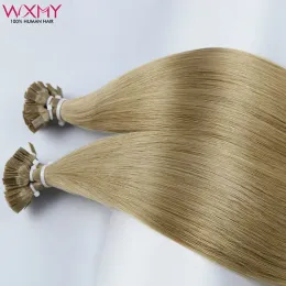 Uzantılar Düz Düz Ucu Saç Uzantıları 1G/Strand 100pcs/Set Keratin Füzyon İnsan Saç Uzantıları 1430inch Doğal Bakire İnsan Saç