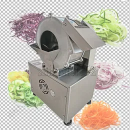 Triturador de batata elétrico multifuncional automático máquina corte vegetal comercial pepino cenoura gengibre slicer