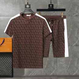 Projektanci męscy Zestaw Bieganie Mody Mężczyźni Tracki w kratę drukowanie i wzór haftowe odzież Ubrania Zestaw Casual Sports Sports Suits Sportswear #99