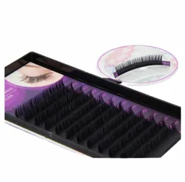 new 4 trays/lot C D Curl synthetic mink eyel extensi high quality Profial individual false eyel beauty makeup tool b4uw#