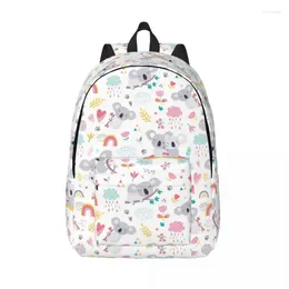 Sacos de armazenamento Adorável Koala Bear Cartoon Bagpack Menina Criança Estudante Schoolbag Bookbag Daypack Presentes de Aniversário para Crianças Filha