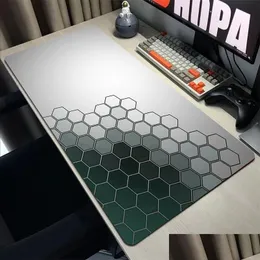 Fare pedleri bilek dinlenme geometrik büyük orijinal fare kapağı bilgisayar paspas ped nonsip mat büyük masa kauçuk mousepad klavye damla teslim otvuj